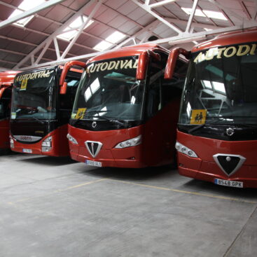 Fotografía de los autobuses de Autodival