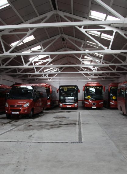 Fotografía de los autobuses de Autodival